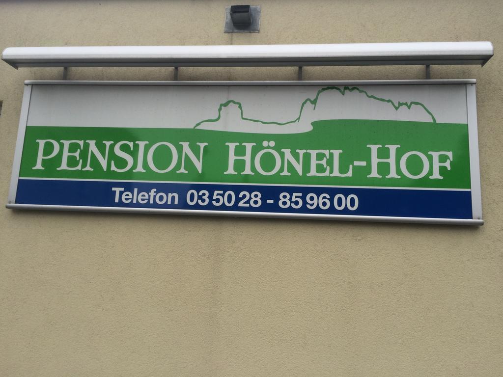 Pension Hoenel-Hof Bad Schandau Esterno foto